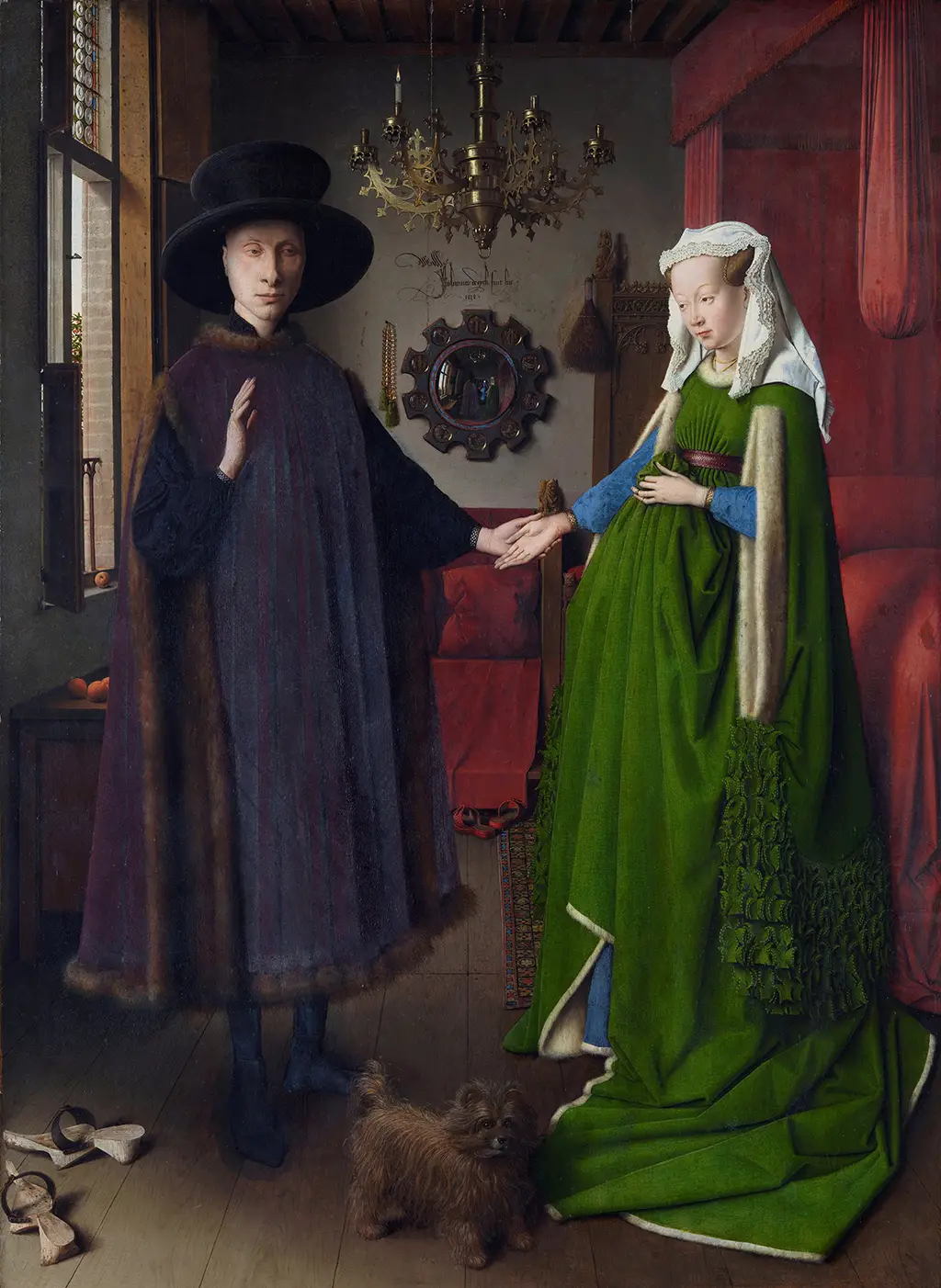 The Arnolfini Wedding in Detail Jan van Eyck